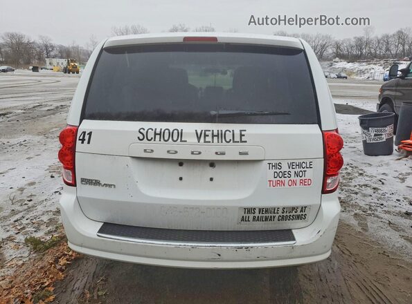 2C4RDGBG5GR192028 2016 DODGE CARAVAN Белый Вид салона спереди