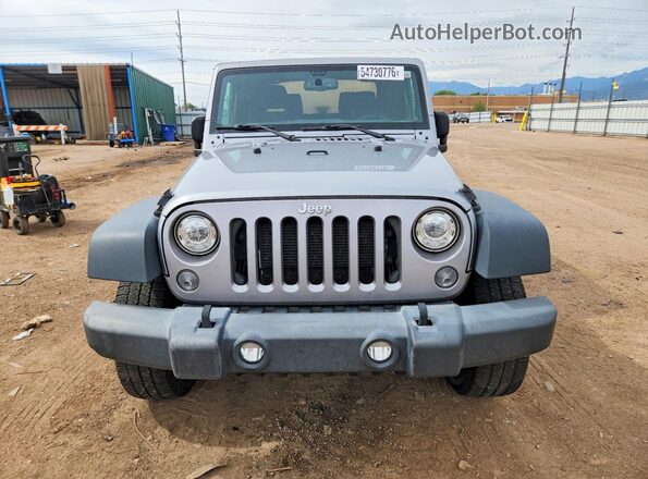 1C4AJWAG9JL829228 2018 JEEP WRANGLER Серый Вид сзади