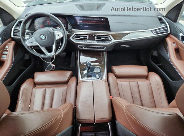 5UXCW2C57KL089743 2019 BMW X7 White Widok zestawu wskaźników