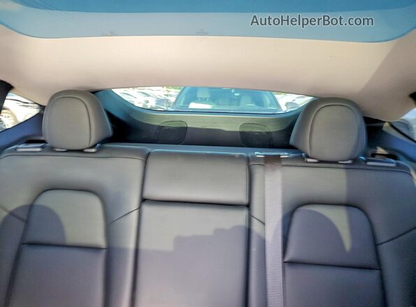 7SAYGDEE7PA125955 2023 TESLA MODEL Серый Вид задней части салона