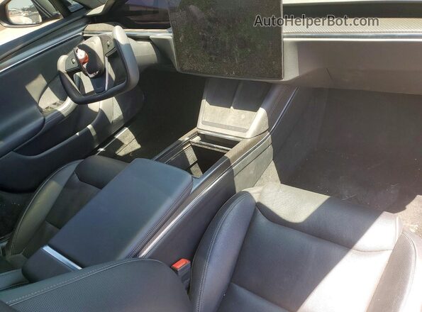 5YJSA1E6XNF471526 2022 TESLA MODEL S Black Widok zestawu wskaźników