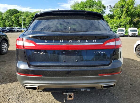 2LMPJ8LP1HBL29397 2017 LINCOLN MKX Черный Вид салона спереди