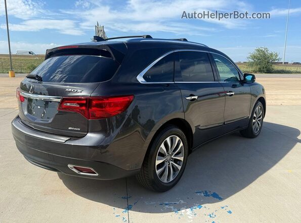 5FRYD4H47GB018317 2016 ACURA MDX Серый Вид спереди