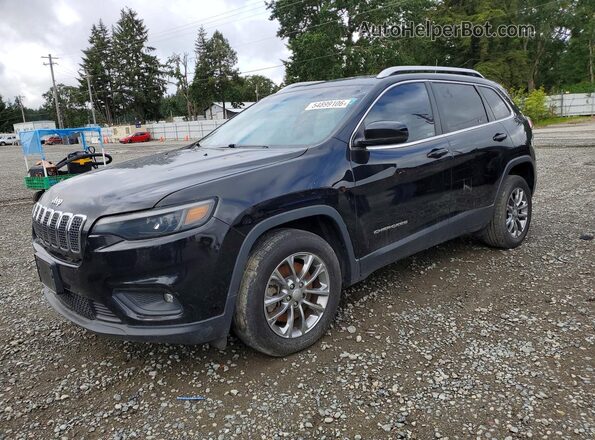 1C4PJLLB8KD332502 2019 JEEP CHEROKEE Черный Передняя левая четверть