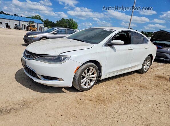 1C3CCCAB1GN112085 2016 CHRYSLER 200 Белый Передняя левая четверть