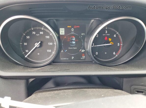 SALRRBBK6HA017374 2017 LAND ROVER DISCOVERY Gray Widok tylnych siedzeń