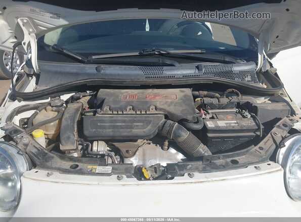 3C3CFFCH6JT524083 2018 FIAT 500 Белый Вид сзади