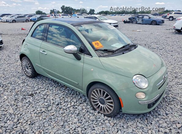 3C3CFFCR2HT508935 2017 FIAT 500 Green Delantero derecho
