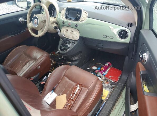 3C3CFFCR2HT508935 2017 FIAT 500 Green Vista del salpicadero