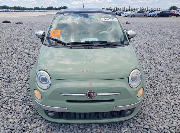 3C3CFFCR2HT508935 2017 FIAT 500 Green Vista frontal