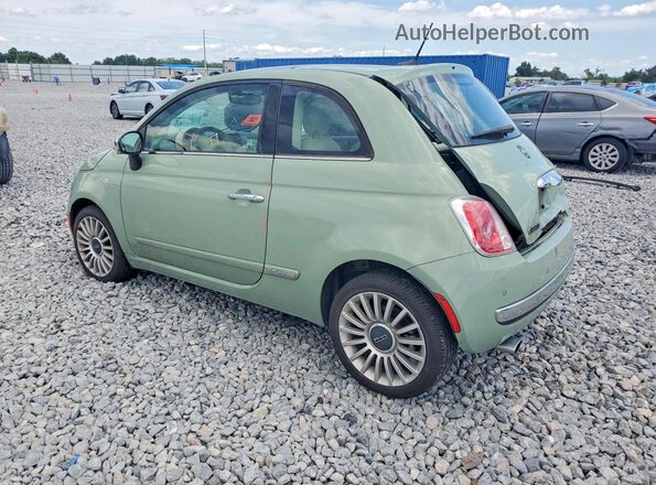 3C3CFFCR2HT508935 2017 FIAT 500 Green Trasero izquierdo