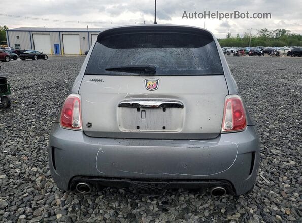 3C3CFFFH2JT469627 2018 FIAT 500 Серебряный Вид сзади
