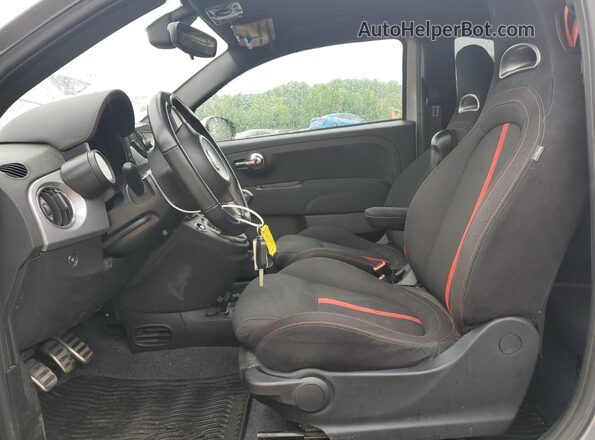 3C3CFFFH2JT469627 2018 FIAT 500 Серебряный Вид салона спереди