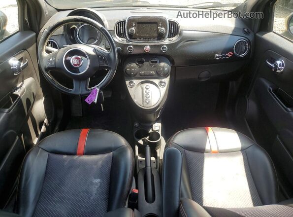3C3CFFGE0HT611777 2017 FIAT 500 Черный Вид панели приборов