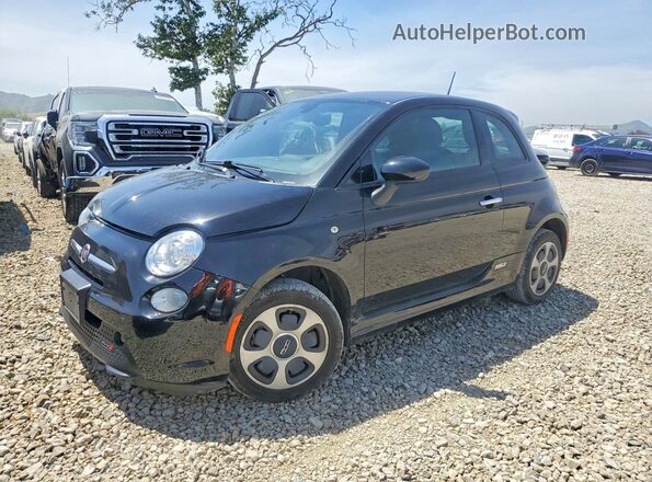3C3CFFGE0HT611777 2017 FIAT 500 Черный Передняя левая четверть