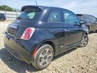 2017 Fiat 500 Electric Черный vin: 3C3CFFGE0HT611777