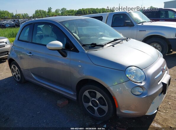 3C3CFFGE7GT211018 2016 FIAT 500E Серебряный Передняя правая четверть