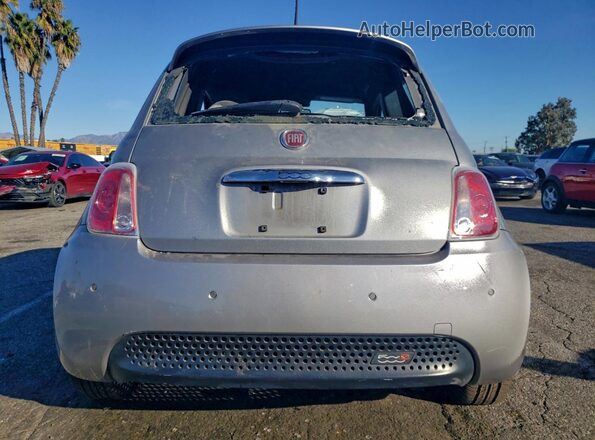 3C3CFFGEXGT125735 2016 FIAT 500 Gray Rear view