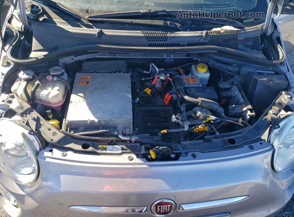 3C3CFFGEXGT125735 2016 FIAT 500 Gray Rear interior view