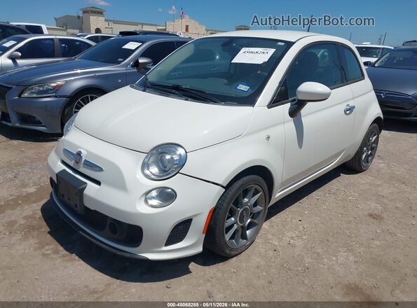 3C3CFFKH9JT528744 2018 FIAT 500 White Передня ліва чверть