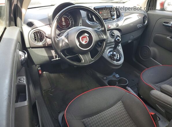 3C3CFFKR7HT694411 2017 FIAT 500 Gray Вид панелі приладів