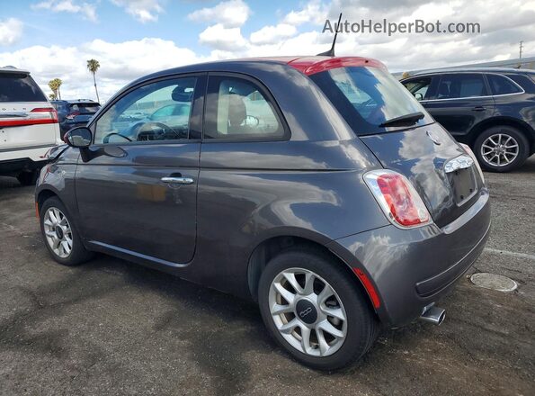 3C3CFFKR7HT694411 2017 FIAT 500 Gray Задня ліва чверть