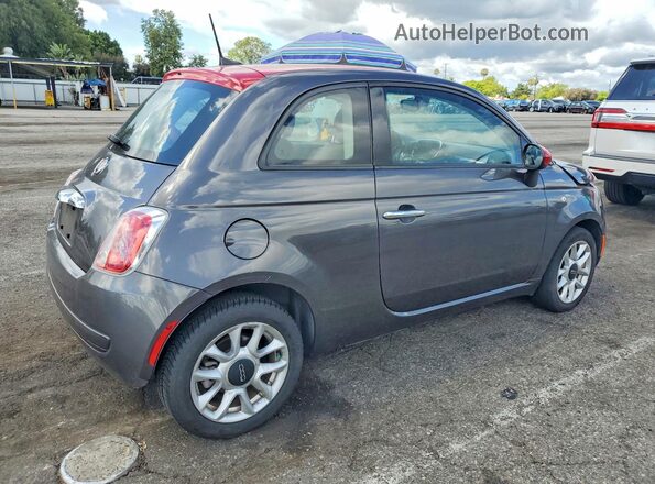3C3CFFKR7HT694411 2017 FIAT 500 Gray Задня права чверть