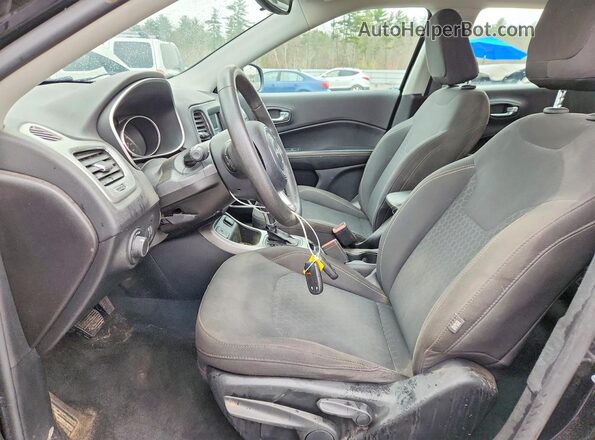 3C4NJCAB1KT763025 2019 JEEP COMPASS Black Սալոնի դիմացի տեսք