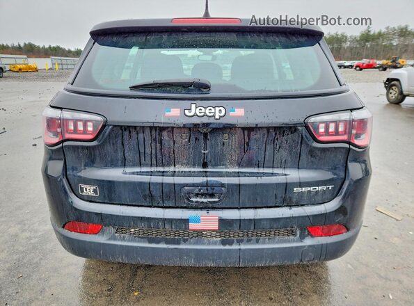 3C4NJCAB1KT763025 2019 JEEP COMPASS Black Հետևի տեսք