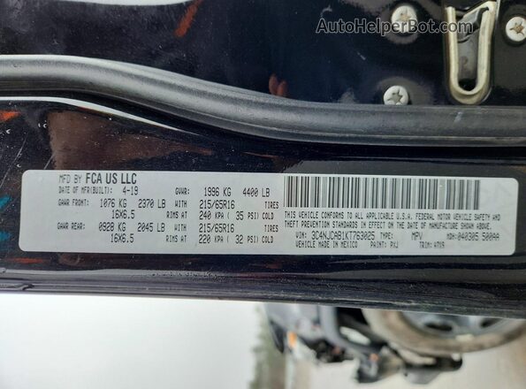 3C4NJCAB1KT763025 2019 JEEP COMPASS Black Շարժիչի բաժամունքի տեսք