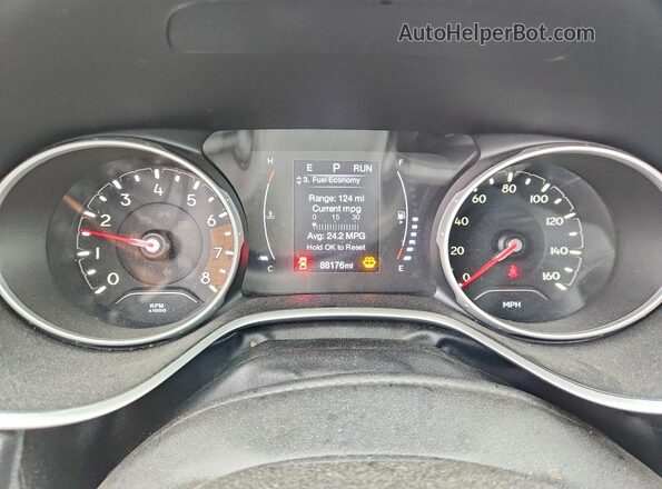 3C4NJCAB1KT763025 2019 JEEP COMPASS Black Սարքավորումների վահանակի տեսք