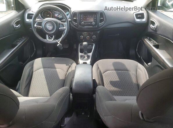 3C4NJCAB2JT263292 2018 JEEP COMPASS White Widok deski rozdzielczej