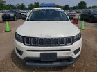 2018 Jeep Compass Sport White vin: 3C4NJCAB2JT263292