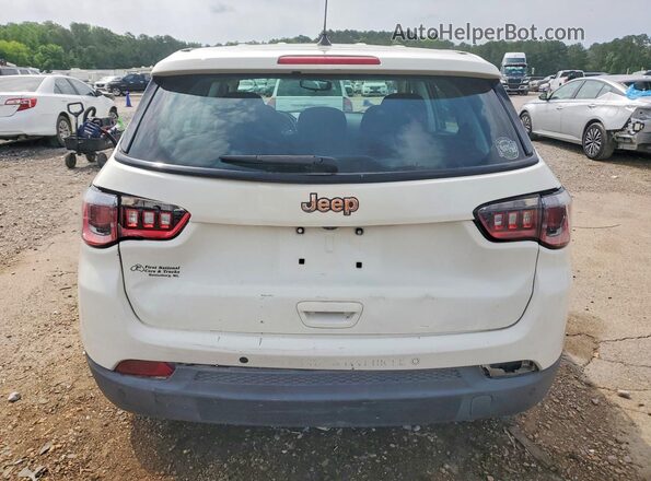 3C4NJCAB2JT263292 2018 JEEP COMPASS White Widok z tyłu