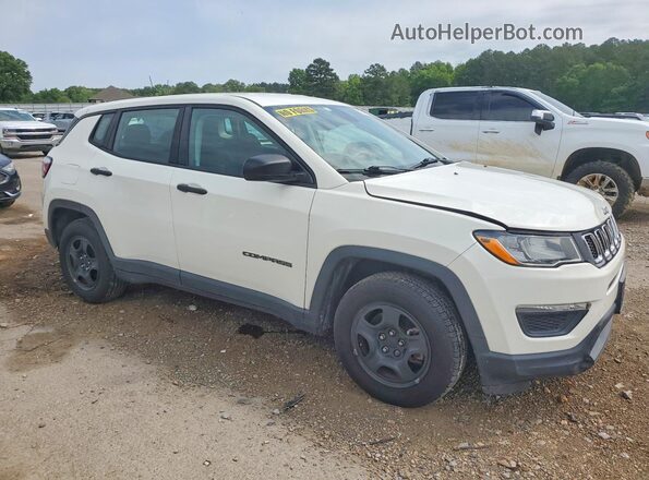 3C4NJCAB2JT263292 2018 JEEP COMPASS White Przód prawy