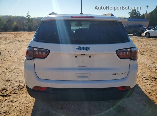 3C4NJCAB2JT286393 2018 JEEP COMPASS White Widok z tyłu