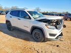 2018 Jeep Compass White vin: 3C4NJCAB2JT286393
