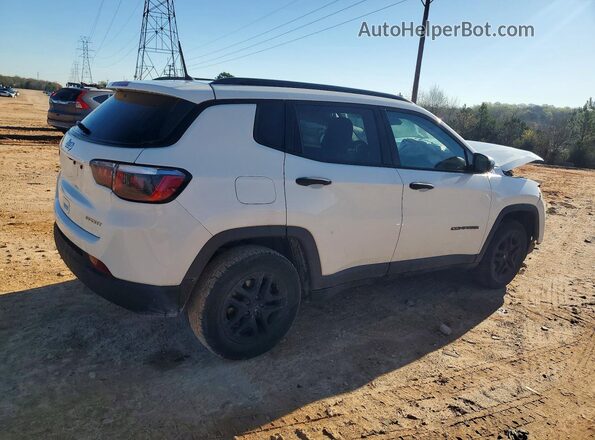 3C4NJCAB2JT286393 2018 JEEP COMPASS White Tył prawy