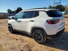 2018 Jeep Compass White vin: 3C4NJCAB2JT286393