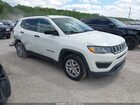 2020 Jeep Compass Sport Fwd Белый vin: 3C4NJCAB2LT124864