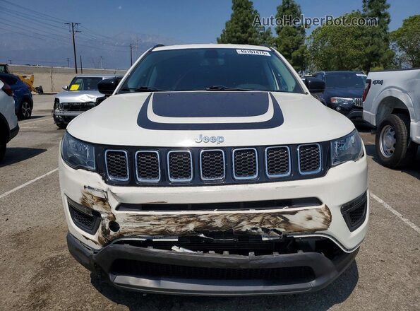 3C4NJCAB3LT218722 2020 JEEP COMPASS Белый Вид спереди