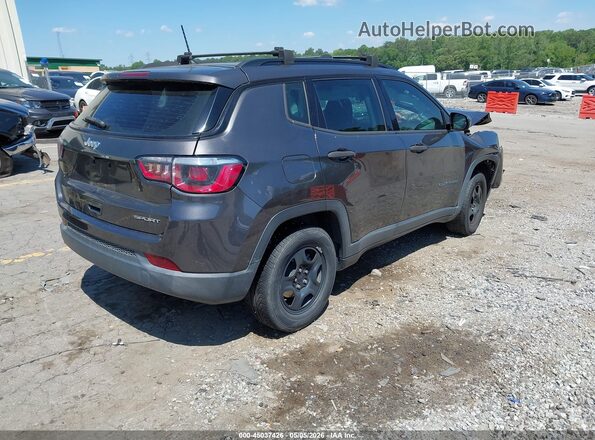 3C4NJCAB5JT133720 2018 JEEP COMPASS Серый Задняя правая четверть