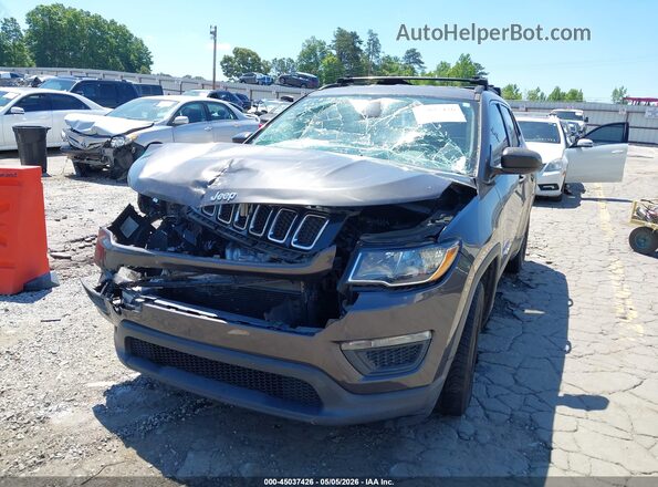 3C4NJCAB5JT133720 2018 JEEP COMPASS Серый Вид спереди