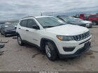 2020 Jeep Compass Sport Fwd White vin: 3C4NJCAB5LT121375