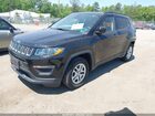 2018 Jeep Compass Sport Fwd Черный vin: 3C4NJCAB6JT211132