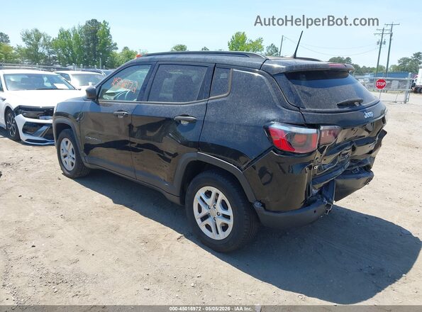 3C4NJCAB6JT211132 2018 JEEP COMPASS Черный Задняя левая четверть