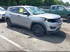 2018 Jeep Compass Sport Fwd Gray vin: 3C4NJCAB6JT227766