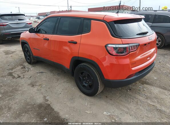 3C4NJCAB6JT286560 2018 JEEP COMPASS Orange Trasero izquierdo