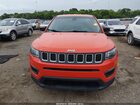 2018 Jeep Compass Sport Fwd Orange vin: 3C4NJCAB6JT286560