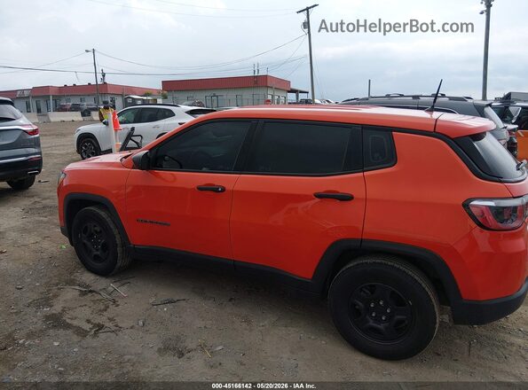 3C4NJCAB6JT286560 2018 JEEP COMPASS Orange Vista interior de 360 grados